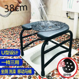 Portable Safety Mobile Commode Chair for Elderly & Pregnant Woman