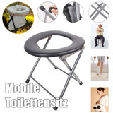 Folding Portable Toilet Seat Commode for Pregnant Women & Elderly