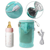 Portable USB Charging Baby Milk Bottle Warmer Insulated Bag for Travel