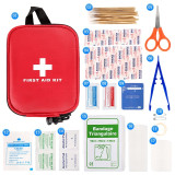 Portable 100Pcs Emergency Survival First Aid Kit Set for Outdoor Camping