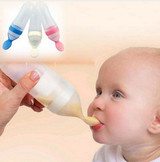 90ML Toddler Food Feeder Spoon Feeding Bottle