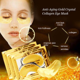 Anti-Aging Dark Circles Acne Beauty Crystal Collagen Gold Eye Mask Patches For Eye Skin Care