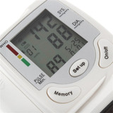 Portable Automatic Digital LCD Display Wrist Blood Pressure Monitor Device