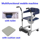 Multi-function Machine Can Take A Bath With A Toilet Seat Cushion Stepper Commode Wheelchair For Elderly,Disabled