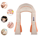 Hot Selling U Shape Electric Heated Full Body Massage Cushion Shiatsu Pillow
