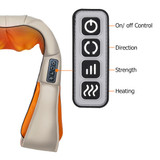 Hot Selling U Shape Electric Heated Full Body Massage Cushion Shiatsu Pillow