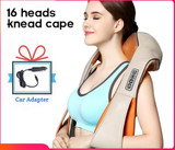 Hot Selling U Shape Electric Heated Full Body Massage Cushion Shiatsu Pillow