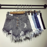 high waist Denim Shorts