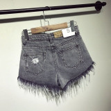 high waist Denim Shorts