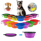 Pet Travel Collapsible Silicone Food/Water Bowl