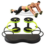 AB Wheels Roller Stretch Elastic Abdominal Resistance Pull Rope