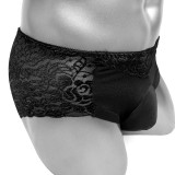 Floral Lace Panties With Penis Pouch Floral Lace Panties With Penis Pouch