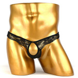 Sissy Lux Lace Thong