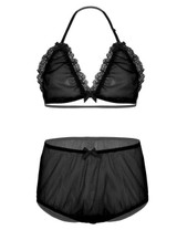Sissy Sheer Lingerie Set
