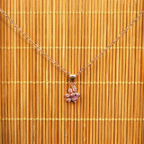 Pet Lover's Paw Necklace - Rose Gold