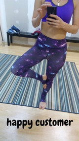 High Waist Printed Fitness Leggings