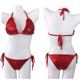 Hot & Sexy Bling Sequin Bikinis Set