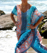 Beach Dress, Kaftan Sexy Chiffon Bikini Cover-Up