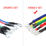 Home Gym 11 Pcs Resistance Band Set