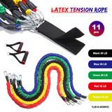 Home Gym 11 Pcs Resistance Band Set