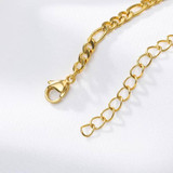 Adjustable Chain Initial Letter Anklet