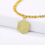 Adjustable Chain Initial Letter Anklet