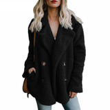 Teddy Coat Women Faux Fur Coats Long Sleeve Fluffy Fur Jackets Winter Warm Female Jacket Women Winter Coats 2020 Plus Size 5XL
