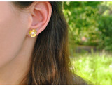 Handmade Clover Earrings