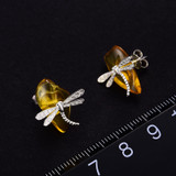 Handmade Dragonfly Studs
