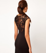 Slim Bodycon Party Floral Lace Cocktail Dress (Belt is NOT included)