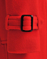  Red Slim Warm Winter Wool Woolen Jacket Outwear Long Trench Coats Pea Coats