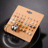 20 Pair Set Mixed Stud Earrings