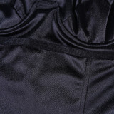 Stretchy V-Neck Bodysuit