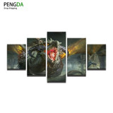 Wall Pictures For Living Room Cuadros Nordic Decor 5 Pieces Movie Character New Wall Art Canvas Painting Cuadros Picture Poster