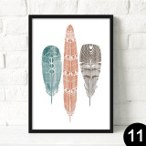 Nordic decorative painting modern living room wall poster black and white English abstract creative home canvas painting