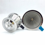 Free shipping stainless steel coffee filter / coffee filter cup portable manual brew drip filters coffee tea tools 1-2cup 3-4cup