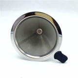 Free shipping stainless steel coffee filter / coffee filter cup portable manual brew drip filters coffee tea tools 1-2cup 3-4cup