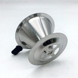 Free shipping stainless steel coffee filter / coffee filter cup portable manual brew drip filters coffee tea tools 1-2cup 3-4cup