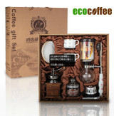 Free Shipping EMS FedEx DHL  1 Set Coffee set Syphon Maker Coffee Grinder Espresso Cappuccino coffee