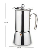 Espresso mocha beng 6 pot thickening stainless steel coffee pot electromagnetic furnace coffee pot