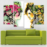 4pcs/set Canvas Modernism Abstract Girls color Art Painting for Living Room Bedroom Decor Paintings For Living Room Wall