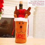 Festive Wine Bottle Covers