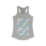 Harder Better Faster Stronger Racerback Tank Top