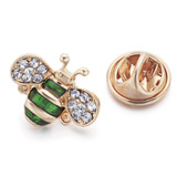 Crystal Bee Brooch