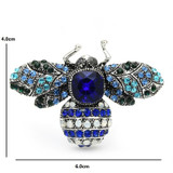 Crystal Bee Brooch