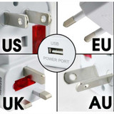 Spy Camera Hidden Camera ALL-IN-1 Motion Detection Universal Power Plug Adapter