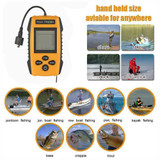 100M Portable Sonar Fishfinder Depth Water Transducer Fish Finder Alarm