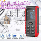60m Digital Handheld Laser Distance Meter Range Finder Measure Diastimeter