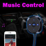 Bluetooth Receiver BT to Aux Adapter Car Audio Kit w/3.5mm Dongle USB Charger