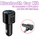 Bluetooth Car USB Charger FM Transmitter Radio Adapter MP3 Player Quick Charge